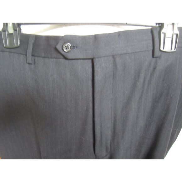 JOSEPH A BANK MENS' WOOL NAVY FLAT FRONT DRESS PANTS 39W 30L - Picture 2 of 4